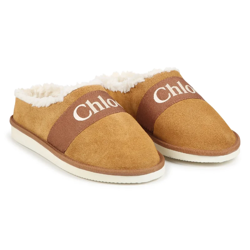 Chloe Logo Slippers