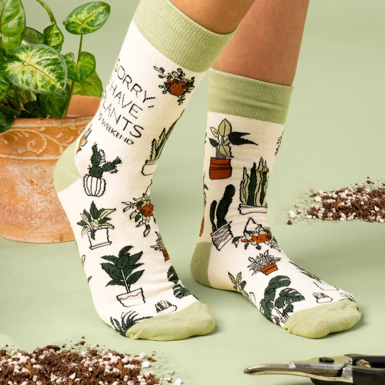 I Have Plants This Weekend Socks