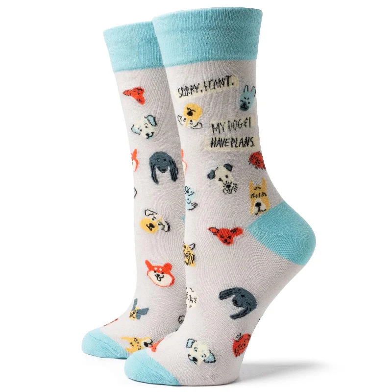 My Dog & I Have Plans Socks