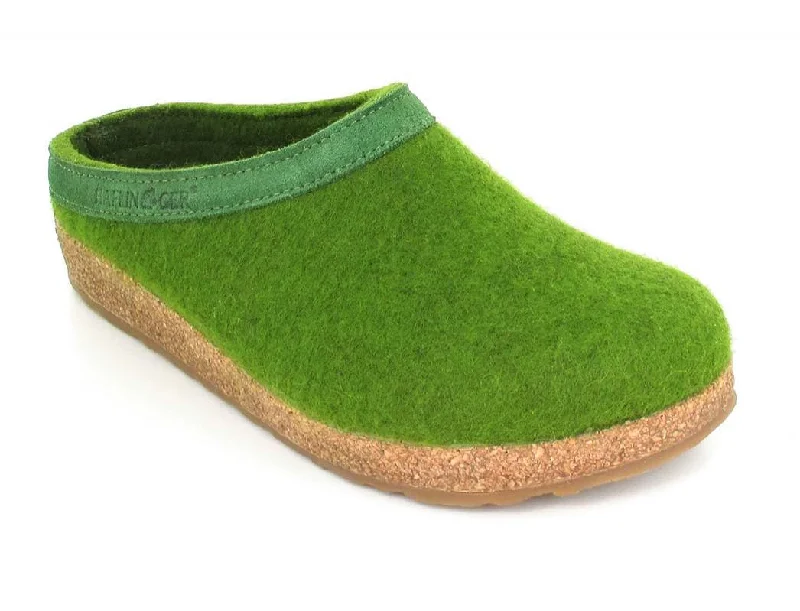 HAFLINGER Clog | Grizzly Torben, Grass-Green