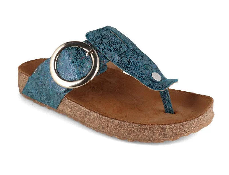 HAFLINGER Thong Sandals Round Buckle Corinna