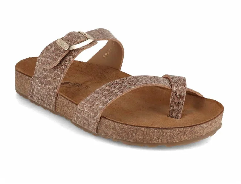 HAFLINGER Women Bio Sandals 'Juno', brown pine