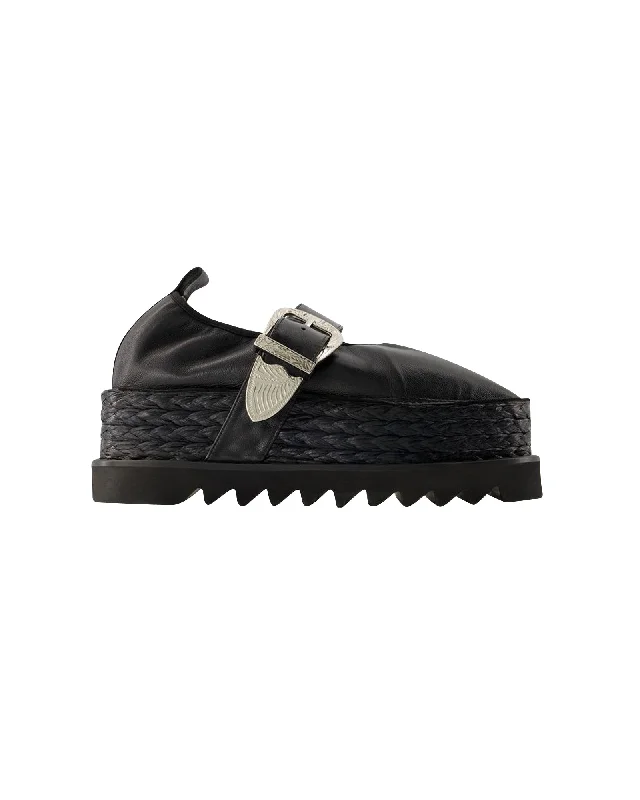 Aj1314 Loafers - Toga Pulla - Leather - Black