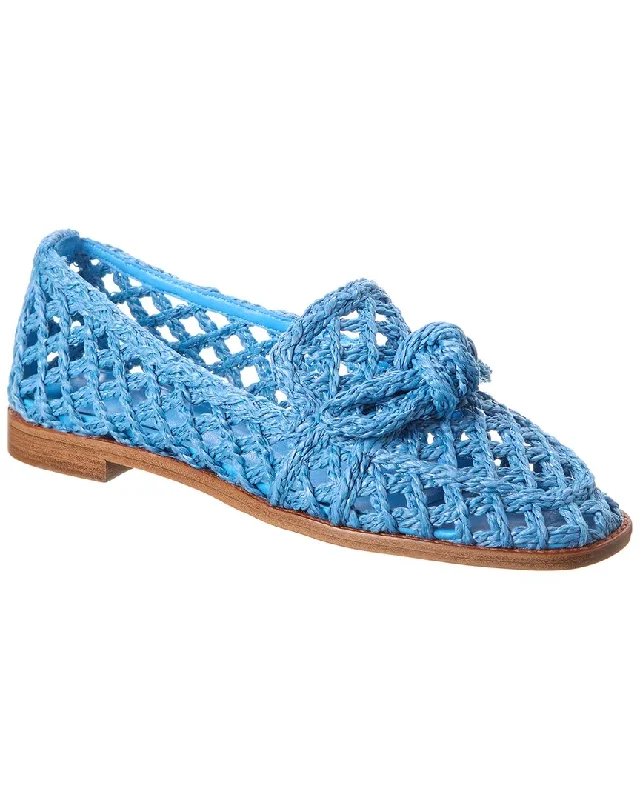 Alexandre Birman Clarita Raffia Flat