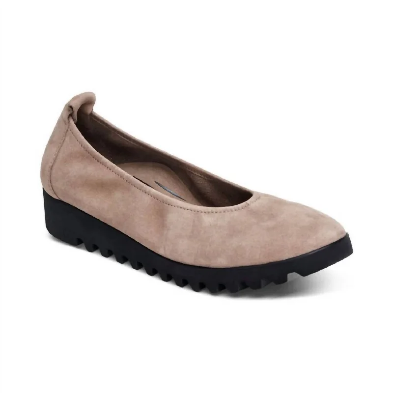 Brianna Ballet Loafer In Taupe