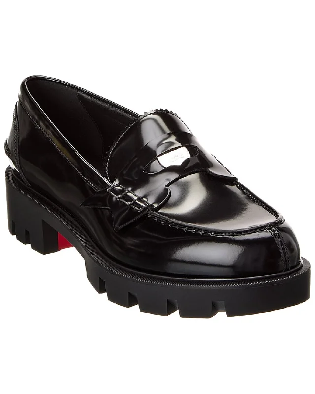 Christian Louboutin Penny Lug Leather Loafer