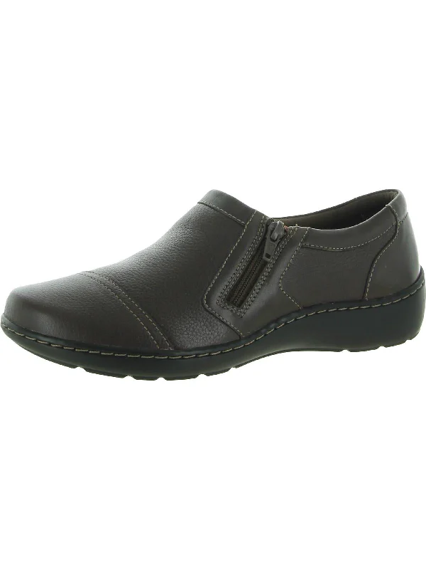 Cora Giny Womens Leather Slip On Casual Shoes