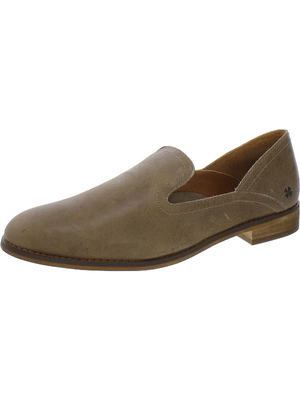 Ellanzo Womens Leather Slip-On Loafers