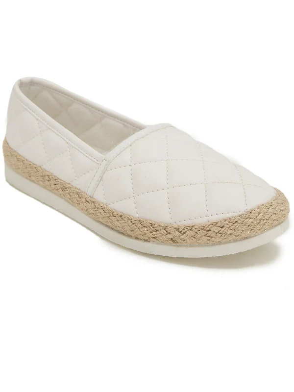 Emery Quilt Womens Faux Leather Lifestyle Loafers