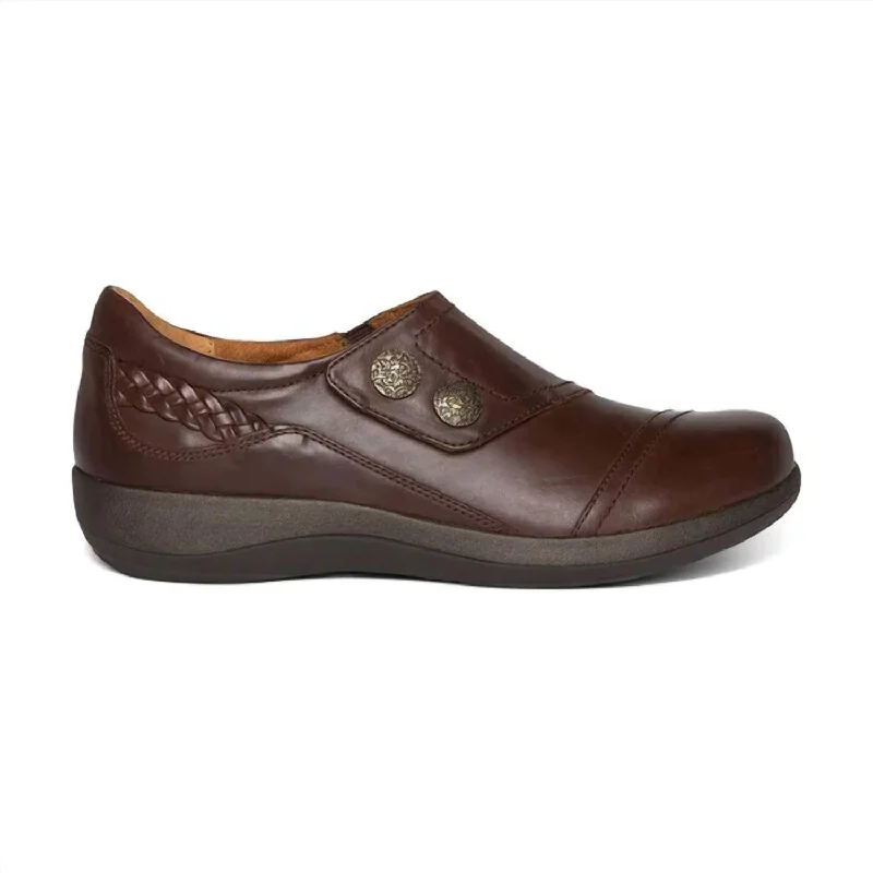 Karina Monk Slip On Loafer - Wide Width In Brown