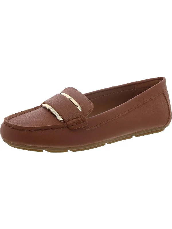 Leonie Womens Slip On Flat Loafers