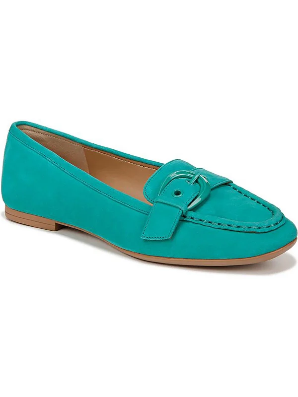 Lola Womens Flat Leather Loafers