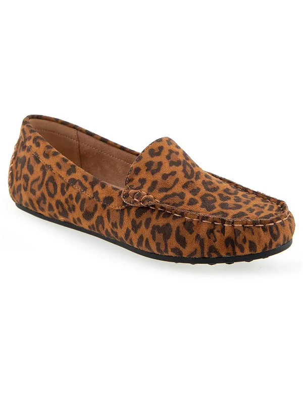 leopard fabric suede