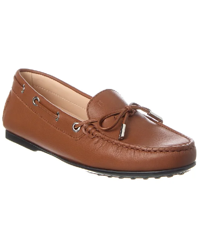 TOD’s Knot Detail Leather Loafer