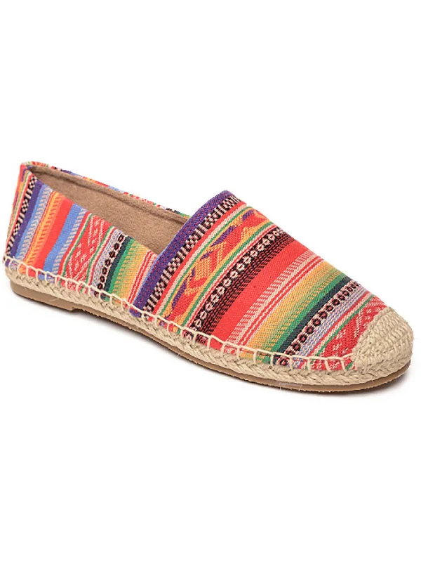 Womens Canvas Slip On Fashion Loafers