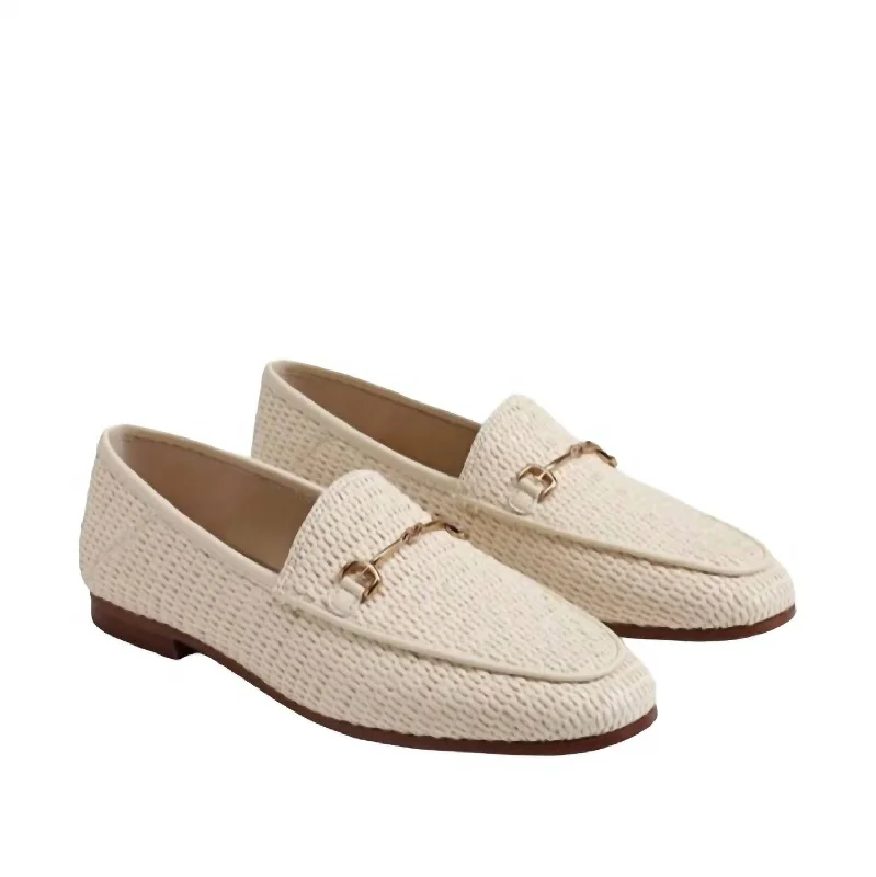 Women's Loraine Loafers In Raffia