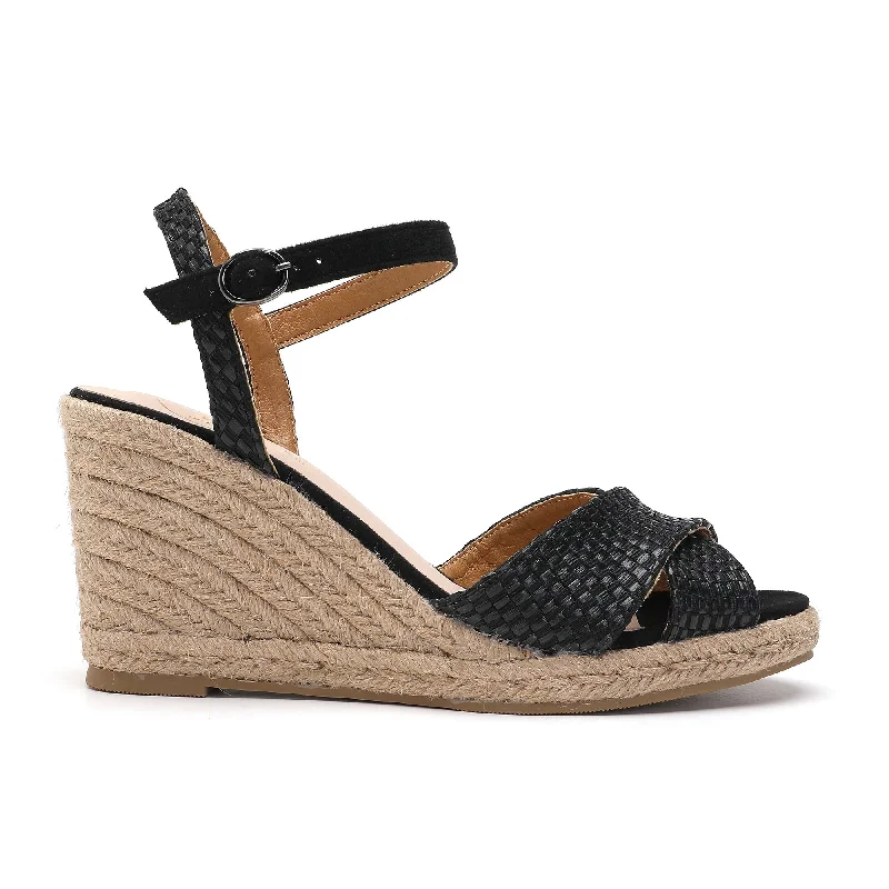 Aspen Black Espadrilles