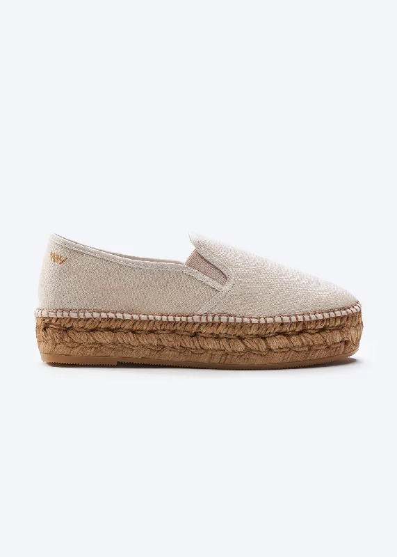 Castell Canvas Espadrille Platforms