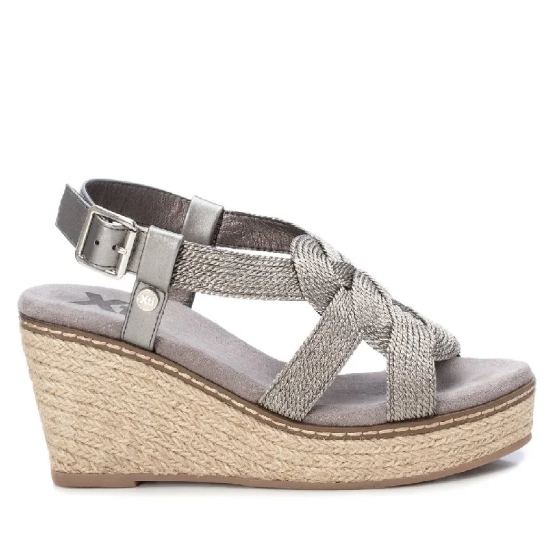 Cristi Silver Espadrilles