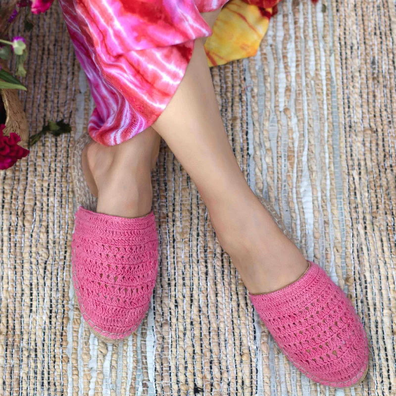 Croshia Pink Espadrilles Flats