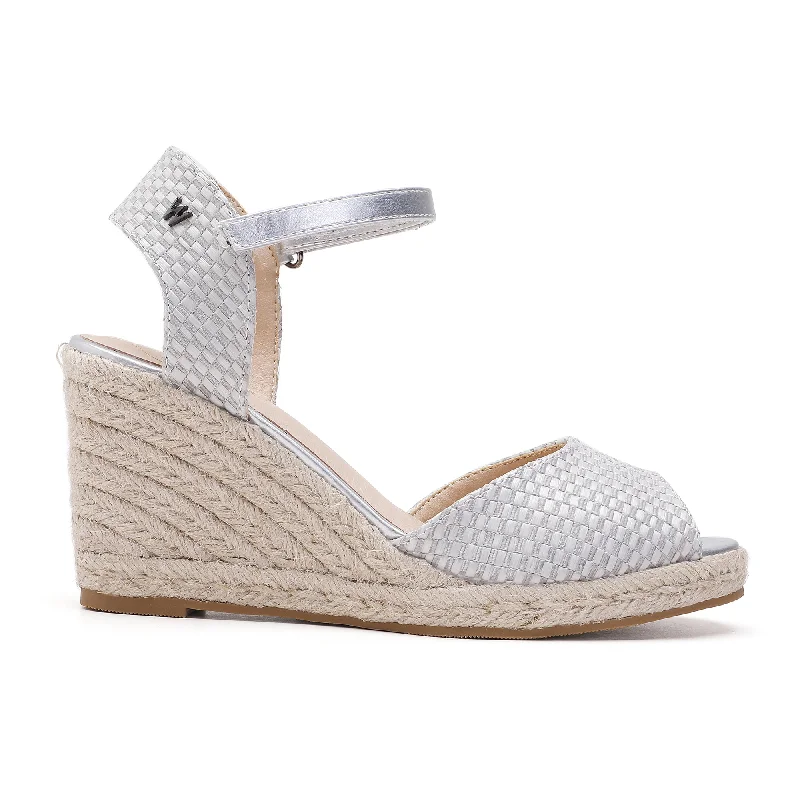 Flora Grey Espadrilles