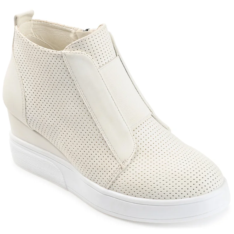 Journee Collection Women's Clara Sneaker Wedge