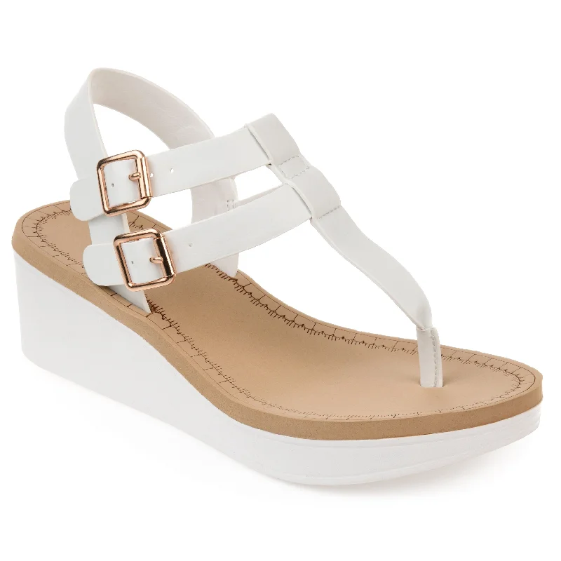 Journee Collection Women's Tru Comfort Foam Bianca Wedge Sandal