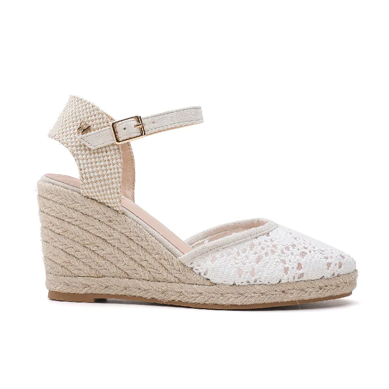 Joy White Espadrilles