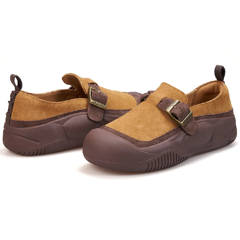 Women’s Slip-on Cow Suede Loafers-65897W