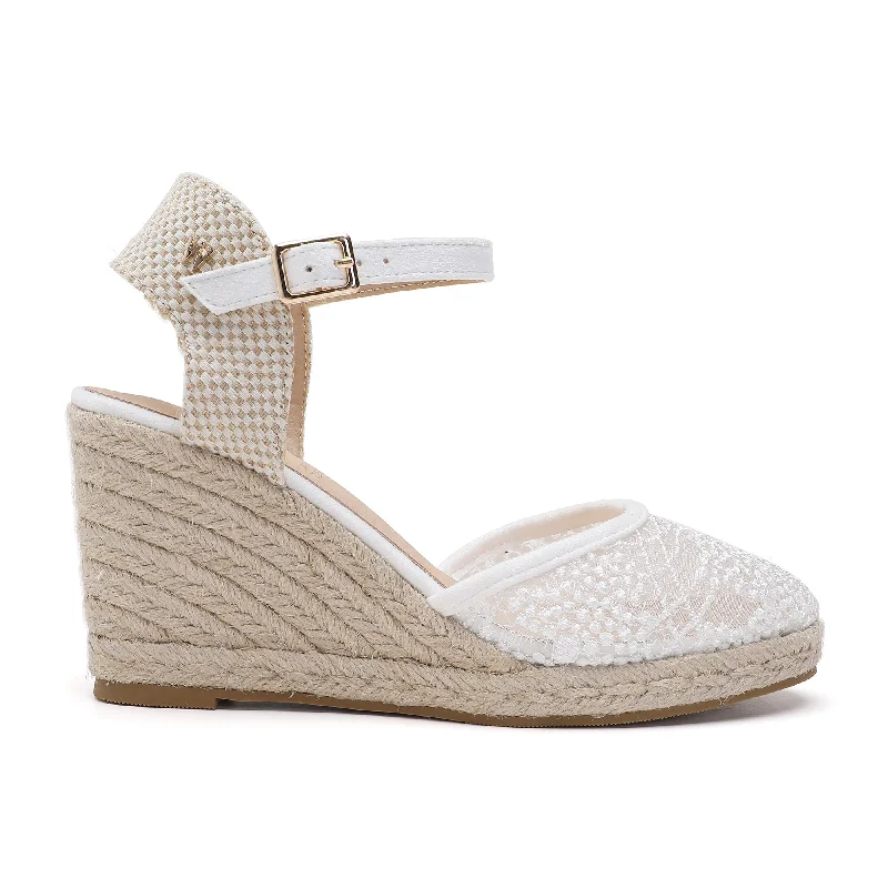 Joy White Espadrilles