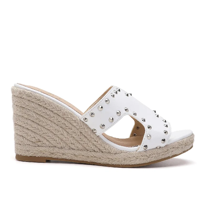 Regina White Espadrilles