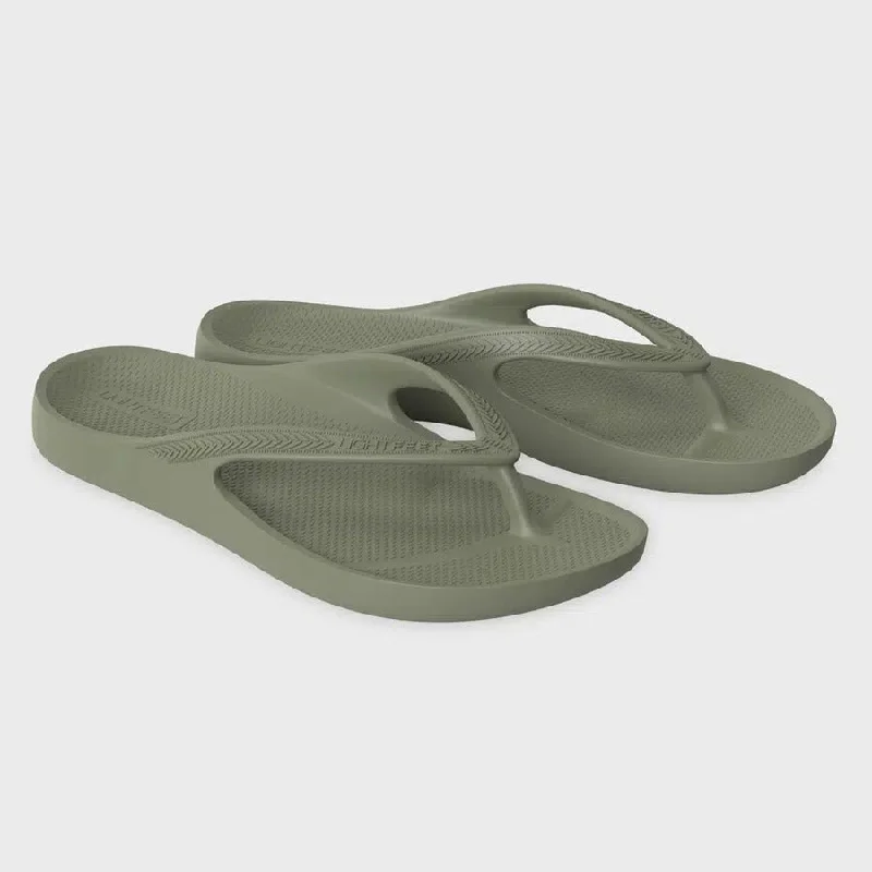 Lightfeet ReVIVE Arch Support Thongs | Khaki