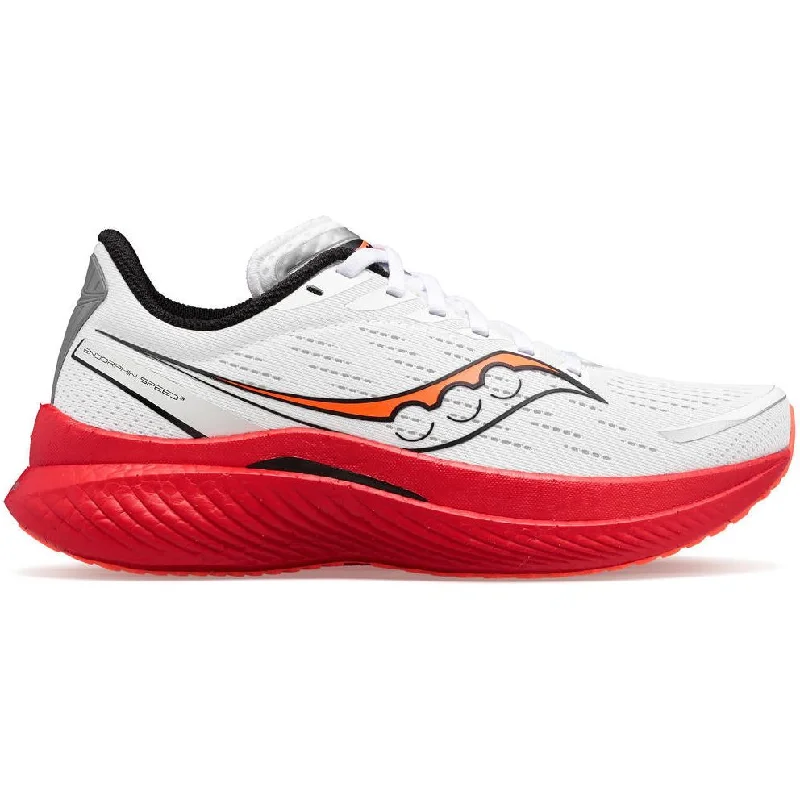 Saucony Endorphin Speed 3 Womens Running Shoes - White