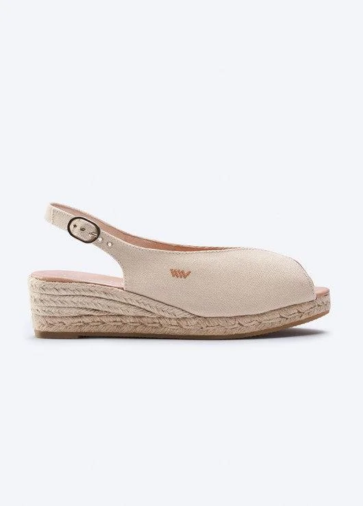 Verneda Canvas Espadrille Sandal Wedges