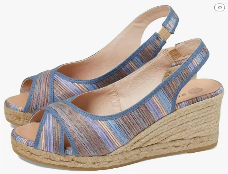 Women Fran Sandal In Blue Mix