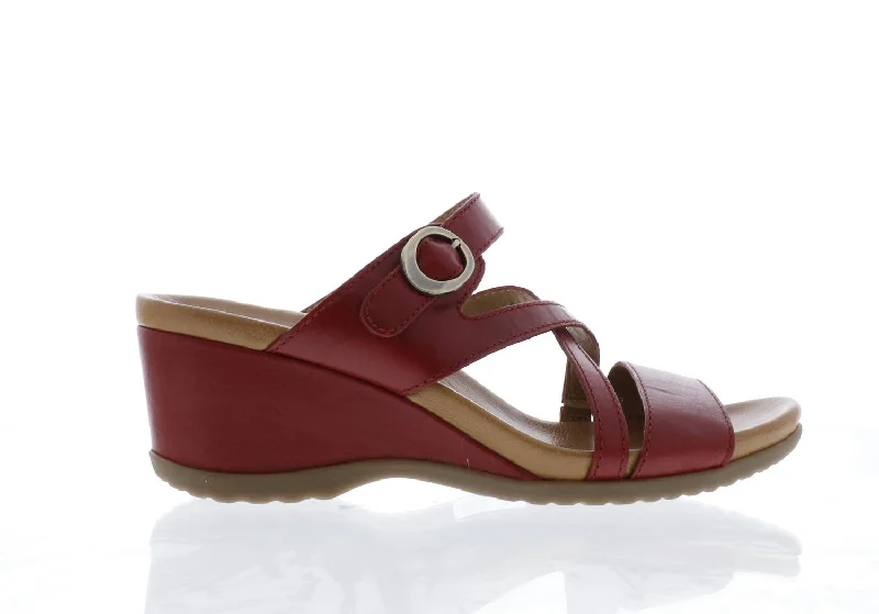 Women's Ana Wedge Sandals In Red